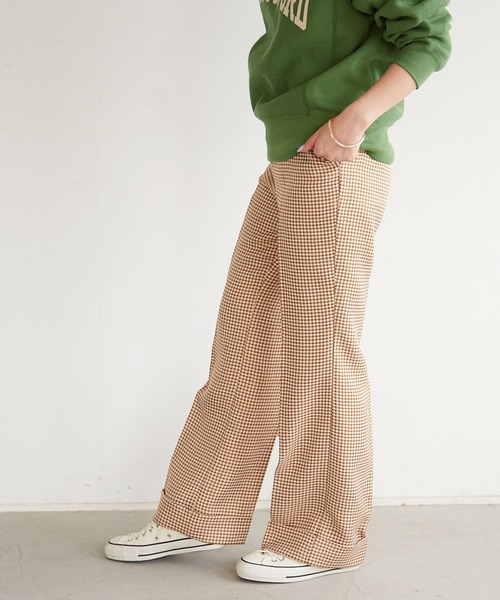 SLOBE citron.（スローブシトロン）の「SLOBE citron. Funny ツイードパンツ【手洗い可能】◆（その他パンツ・レディース・チャコールグレー/グリーン/キャメル・38/36）」の22枚目の写真