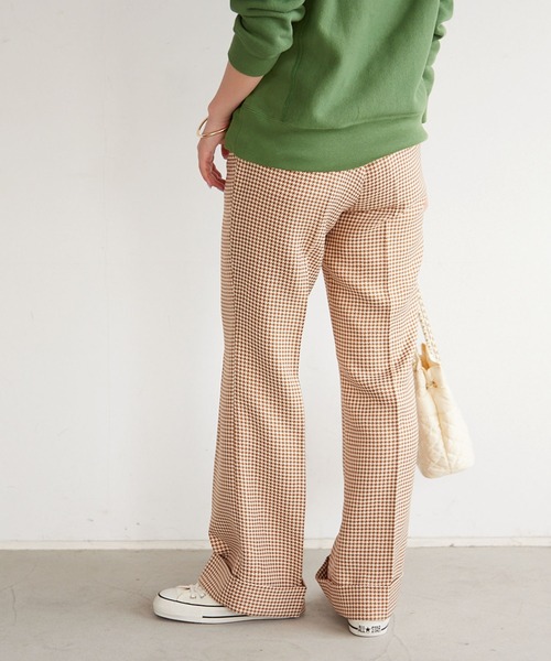 SLOBE citron.（スローブシトロン）の「SLOBE citron. Funny ツイードパンツ【手洗い可能】◆（その他パンツ・レディース・チャコールグレー/グリーン/キャメル・38/36）」の16枚目の写真