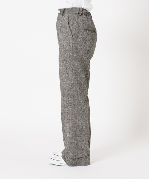 SLOBE citron.（スローブシトロン）の「SLOBE citron. Funny ツイードパンツ【手洗い可能】◆（その他パンツ・レディース・チャコールグレー/グリーン/キャメル・38/36）」の18枚目の写真