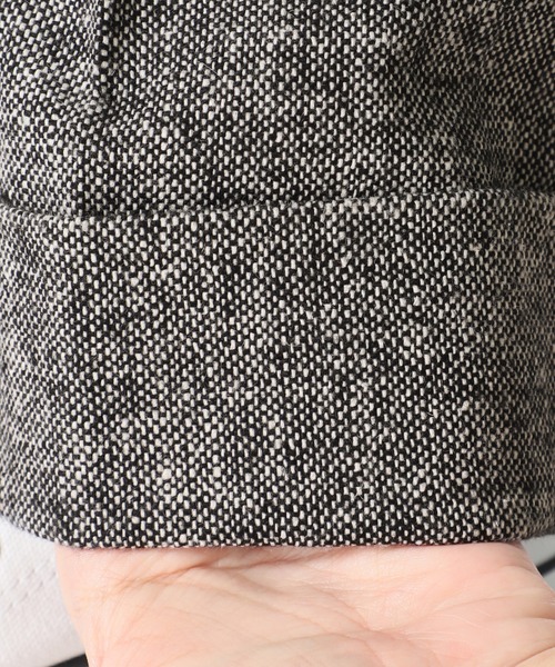 SLOBE citron.（スローブシトロン）の「SLOBE citron. Funny ツイードパンツ【手洗い可能】◆（その他パンツ・レディース・チャコールグレー/グリーン/キャメル・38/36）」の9枚目の写真