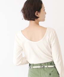Spick & Span | バックオープン リブ プルオーバー(Tシャツ/カットソー)
