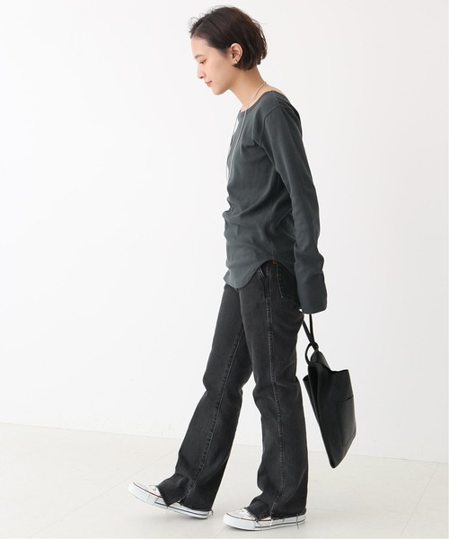 Spick &amp; Span - Spick and Span バックオープン リブ プルオーバー Spick & Span（スピックアンドスパン）の「#バックオープン リブ