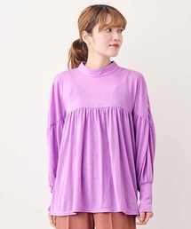 MEDE19F カットソーギャザートップス