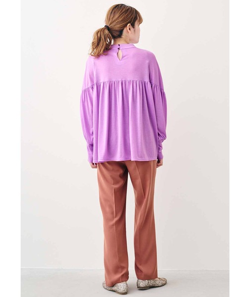 MEDE19F（メデジュウキュウ）の「ＭＥＤＥ１９Ｆ　カットソーギャザートップス（Tシャツ/カットソー・レディース・パープル系その他/ブラウン・MEDIUM/LARGE/XX-LARGE/X-LARGE）」の16枚目の写真