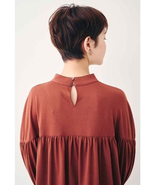 MEDE19F（メデジュウキュウ）の「ＭＥＤＥ１９Ｆ　カットソーギャザートップス（Tシャツ/カットソー・レディース・パープル系その他/ブラウン・MEDIUM/LARGE/XX-LARGE/X-LARGE）」の5枚目の写真