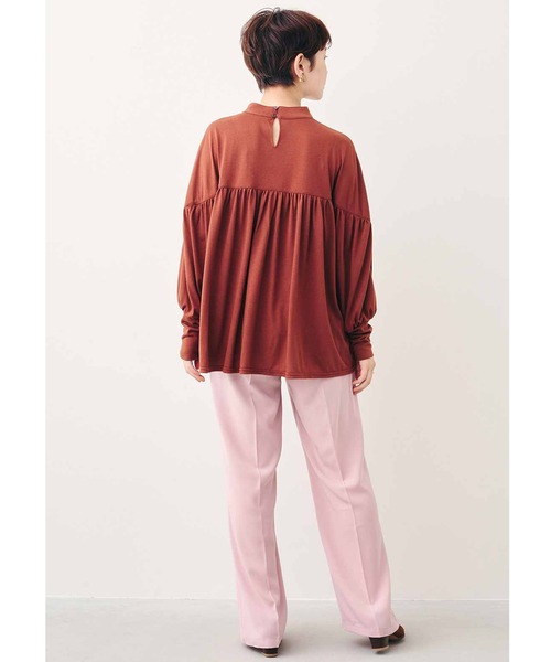 MEDE19F（メデジュウキュウ）の「ＭＥＤＥ１９Ｆ　カットソーギャザートップス（Tシャツ/カットソー・レディース・パープル系その他/ブラウン・MEDIUM/LARGE/XX-LARGE/X-LARGE）」の3枚目の写真