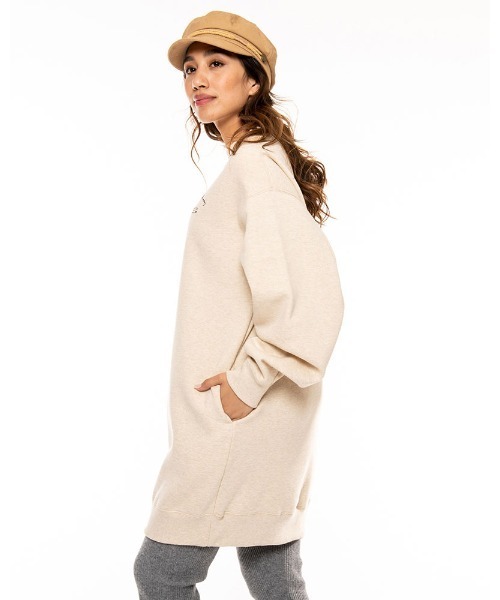 BILLABONG(ビラボン)の「BILLABONG レディース 【COASTAL LOVE LETTERS】 ARCH SURF SWEAT ONE スウェットワンピース 【2021年秋冬モデル】/ビラボンスウェット裏起毛ワンピース(ワンピース・レディース・ブラック/オフホワイト/ピンク系その他・MEDIUM/LARGE)」の10枚目の写真