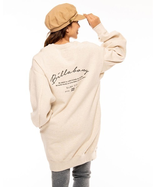 BILLABONG(ビラボン)の「BILLABONG レディース 【COASTAL LOVE LETTERS】 ARCH SURF SWEAT ONE スウェットワンピース 【2021年秋冬モデル】/ビラボンスウェット裏起毛ワンピース(ワンピース・レディース・ブラック/オフホワイト/ピンク系その他・MEDIUM/LARGE)」の17枚目の写真