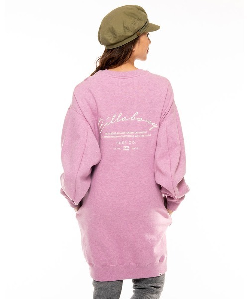 BILLABONG(ビラボン)の「BILLABONG レディース 【COASTAL LOVE LETTERS】 ARCH SURF SWEAT ONE スウェットワンピース 【2021年秋冬モデル】/ビラボンスウェット裏起毛ワンピース(ワンピース・レディース・ブラック/オフホワイト/ピンク系その他・MEDIUM/LARGE)」の13枚目の写真