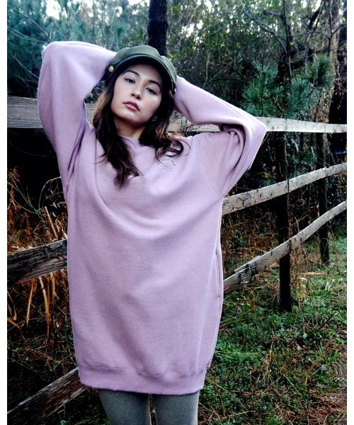 BILLABONG(ビラボン)の「BILLABONG レディース 【COASTAL LOVE LETTERS】 ARCH SURF SWEAT ONE スウェットワンピース 【2021年秋冬モデル】/ビラボンスウェット裏起毛ワンピース(ワンピース・レディース・ブラック/オフホワイト/ピンク系その他・MEDIUM/LARGE)」の5枚目の写真