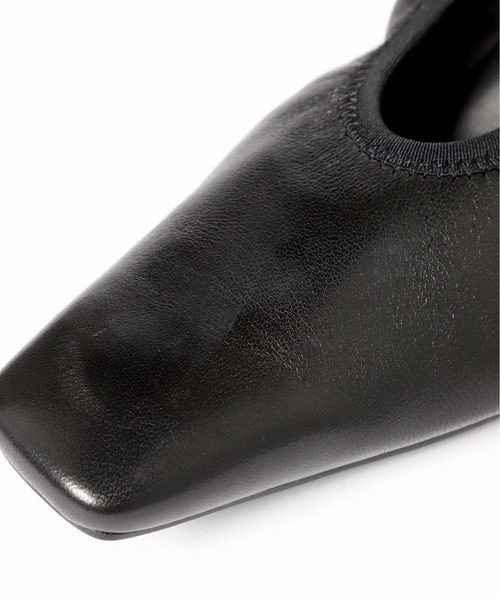 LE TALON（ルタロン）の「TAEKO HIGASHIHARA×GRISE 5.5レザーギャザーパンプス◆（パンプス・レディース・ブラック/アイボリー/ボルドー・23cm/24cm/22.5cm/24.5cm/23.5cm/25cm/22cm）」の18枚目の写真