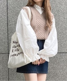 apres jour | コットンレースフリルブラウス【ZOZOTOWN限定アイテム】(シャツ/ブラウス)