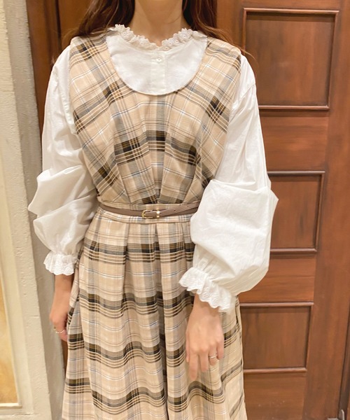 apres jour（アプレジュール）の「コットンレースフリルブラウス【ZOZOTOWN限定アイテム】（シャツ/ブラウス・レディース・オフホワイト・フリー/X-LARGE）」の14枚目の写真