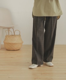 SENSE OF PLACE by URBAN RESEARCH | チェックワイドパンツ(その他パンツ)
