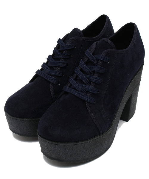 mystic（ミスティック）の「厚底紐パンプス（パンプス・レディース・ブラック/グレー/ネイビー・36/37/38）」の3枚目の写真