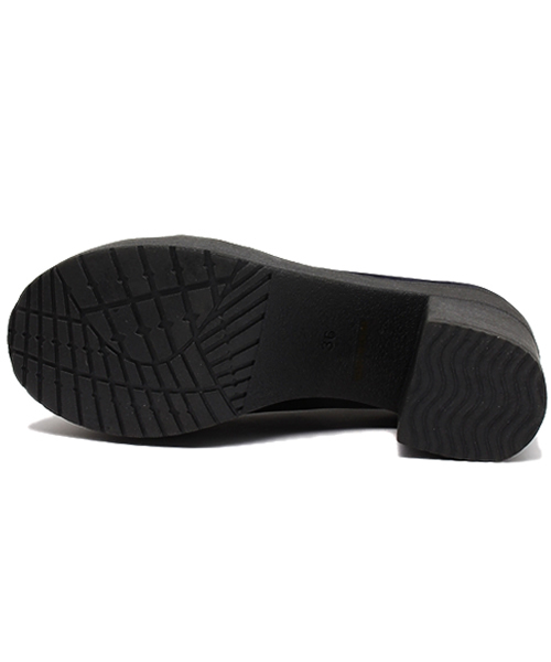 mystic（ミスティック）の「厚底紐パンプス（パンプス・レディース・ブラック/グレー/ネイビー・36/37/38）」の5枚目の写真