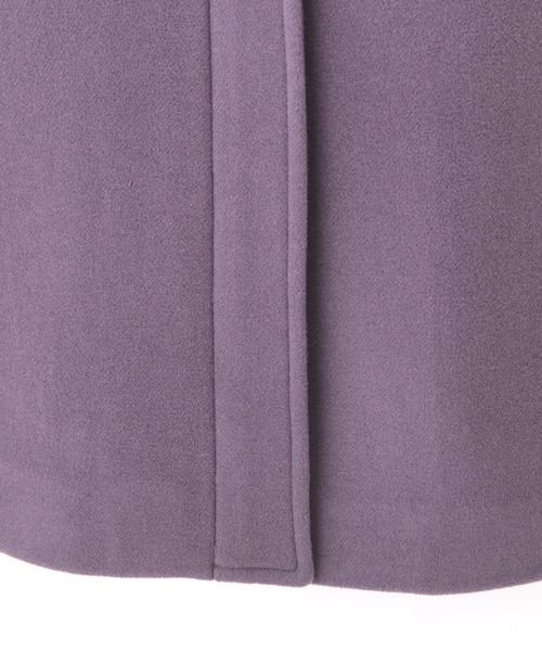 JILL by JILL STUART（ジルバイジルスチュアート）の「◇《WEB限定商品》フロッシーモッサダッフルコート（ダッフルコート・レディース・ブラウン/ネイビー・MEDIUM/SMALL）」の6枚目の写真