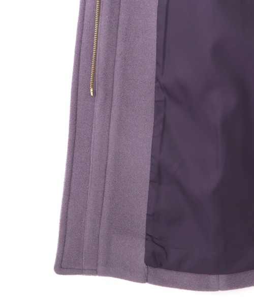 JILL by JILL STUART（ジルバイジルスチュアート）の「◇《WEB限定商品》フロッシーモッサダッフルコート（ダッフルコート・レディース・ブラウン/ネイビー・MEDIUM/SMALL）」の11枚目の写真