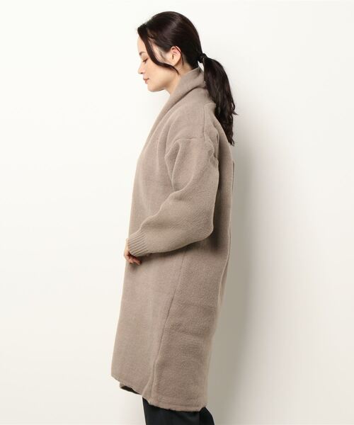 Ritzy(リッツィー)の「大人シルエット ゆる感 ロング丈 カーディガン(カーディガン/ボレロ・レディース・オフホワイト/モカ/コーラルピンク・FREE)」の18枚目の写真