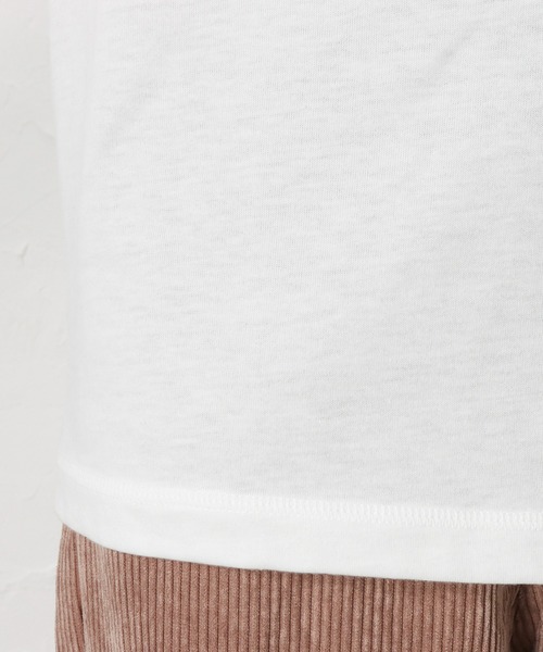 NAVY(ネイビー)の「NAVY ネイビー ハイネックリングロングスリーブTシャツ(Tシャツ/カットソー・レディース・ピンク/ホワイト/グリーン/グレー/ブラック・L/M)」の15枚目の写真