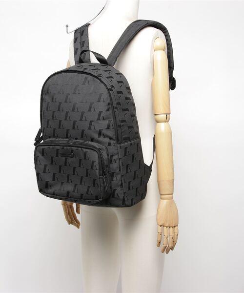 EMPORIO ARMANI（エンポリオアルマーニ）の「【エンポリオ アルマーニ】EMPORIO ARMANI モノグラム バックパック（バックパック/リュック・メンズ・ブラック系その他・FREE）」の2枚目の写真