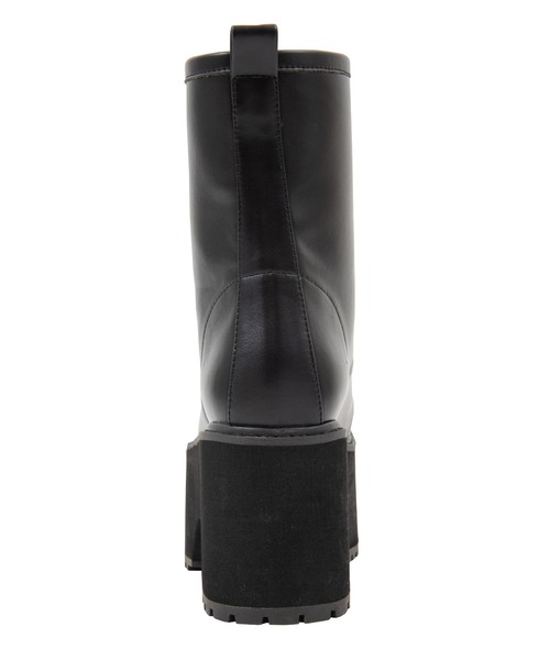 PUNYUS（プニュズ）の「厚底レースアップブーツ（ブーツ・レディース・ブラック・3/2/4/1）」の6枚目の写真