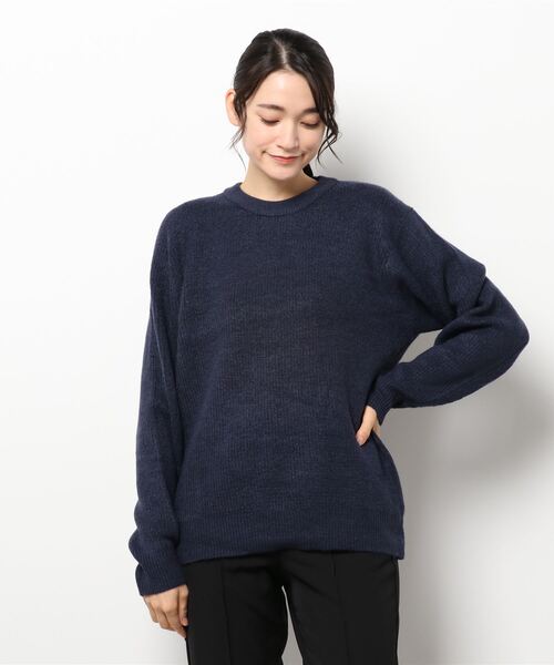 KOBE LETTUCE（コウベレタス）の「選べるタイプユニセックス起毛ニットトップス（ニット/セーター・レディース・ベージュ系その他/モスグリーン/ベージュ系その他2/ブルー系その他/ベージュ系その他3/ベージュ系その他4/グリーン系その他/ブルー系その他2・1/2）」の7枚目の写真