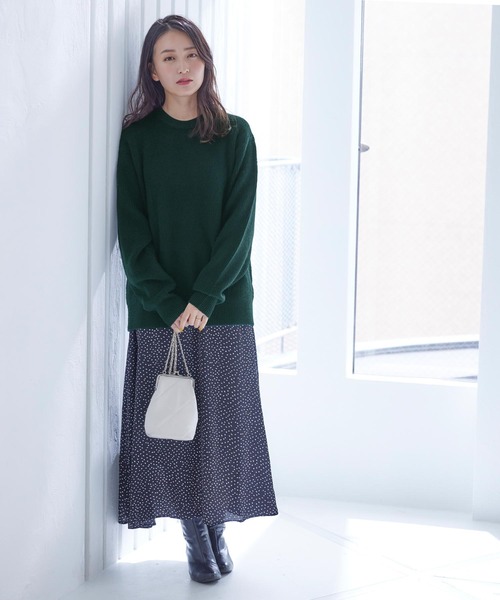 KOBE LETTUCE（コウベレタス）の「選べるタイプユニセックス起毛ニットトップス（ニット/セーター・レディース・ベージュ系その他/モスグリーン/ベージュ系その他2/ブルー系その他/ベージュ系その他3/ベージュ系その他4/グリーン系その他/ブルー系その他2・1/2）」の14枚目の写真