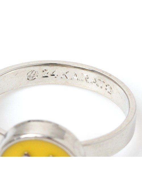 24karats(トゥウェンティーフォーカラッツ)の「Grin Logo Ring(リング・メンズ・イエロー・11号)」の3枚目の写真
