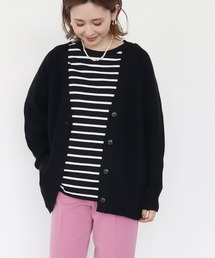 AMERICAN HOLIC | 片畦Vネックニットカーディガン(カーディガン/ボレロ)