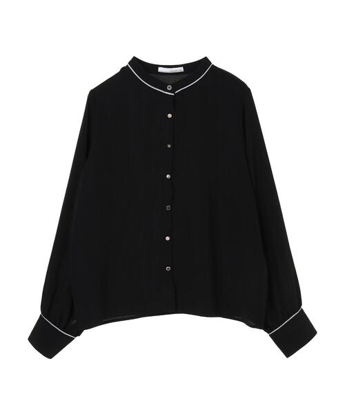 ELENCARE DUE(エレンカーレデュエ)の「・ELENCARE DUE パイピングブラウス*(シャツ/ブラウス・レディース・ブラック/ベージュ/オフホワイト/オレンジ・FREE)」の17枚目の写真