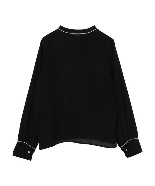 ELENCARE DUE(エレンカーレデュエ)の「・ELENCARE DUE パイピングブラウス*(シャツ/ブラウス・レディース・ブラック/ベージュ/オフホワイト/オレンジ・FREE)」の21枚目の写真
