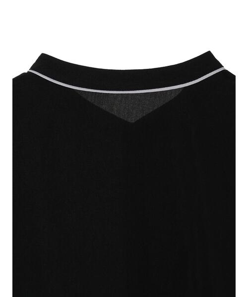 ELENCARE DUE(エレンカーレデュエ)の「・ELENCARE DUE パイピングブラウス*(シャツ/ブラウス・レディース・ブラック/ベージュ/オフホワイト/オレンジ・FREE)」の7枚目の写真