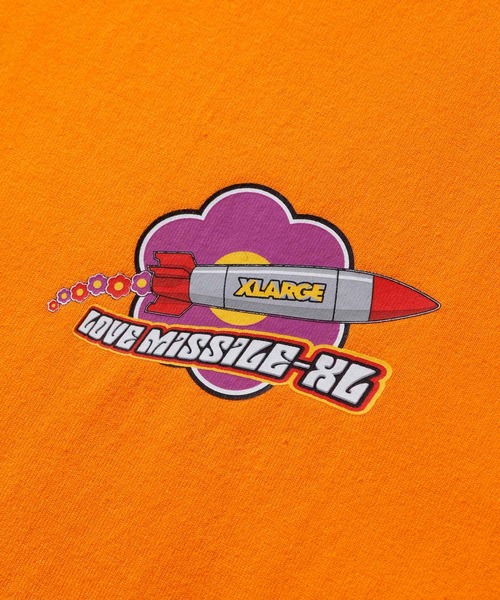 XLARGE（エクストララージ）の「LOVE MISSILE L/S TEE（Tシャツ/カットソー・メンズ・ブラック/オレンジ/ホワイト・M/S/XL/L）」の10枚目の写真