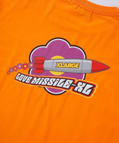 XLARGE（エクストララージ）の「LOVE MISSILE L/S TEE（Tシャツ/カットソー・メンズ・ブラック/オレンジ/ホワイト・M/S/XL/L）」の11枚目の写真