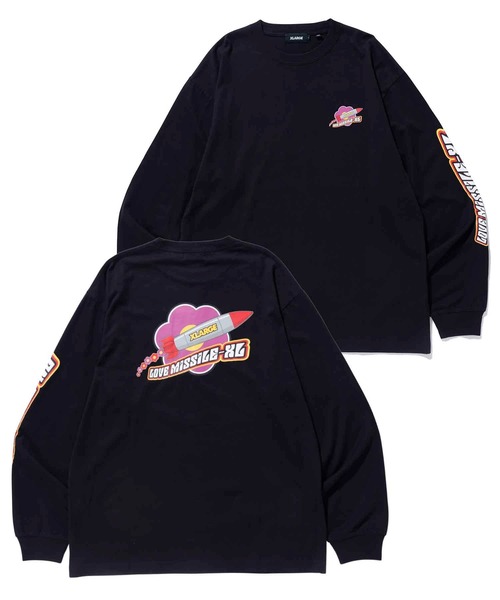 XLARGE（エクストララージ）の「LOVE MISSILE L/S TEE（Tシャツ/カットソー・メンズ・ブラック/オレンジ/ホワイト・M/S/XL/L）」の18枚目の写真