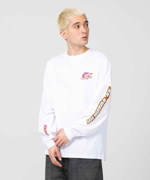 XLARGE（エクストララージ）の「LOVE MISSILE L/S TEE（Tシャツ/カットソー・メンズ・ブラック/オレンジ/ホワイト・M/S/XL/L）」の6枚目の写真