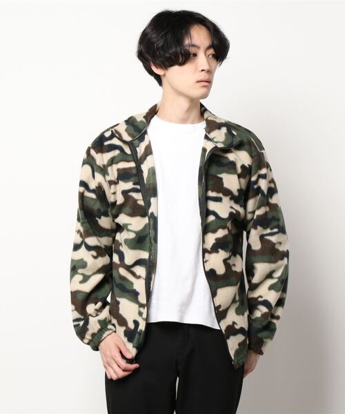 NO WAY(ノーウェイ)の「F48A UNISEX FLEECE FULL ZIP【W】【it】【UT13】(ブルゾン・メンズ・ブラック/パープル/グレー/オレンジ/カモフラージュ・MEDIUM/LARGE)」の1枚目の写真