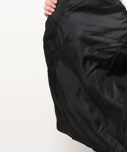 AZUL by moussy（アズールバイマウジー）の「STITCHLESS PADDED COAT/ストレッチパディッドコート（その他アウター・レディース・ライトベージュ/ブラック・SMALL/MEDIUM）」の5枚目の写真