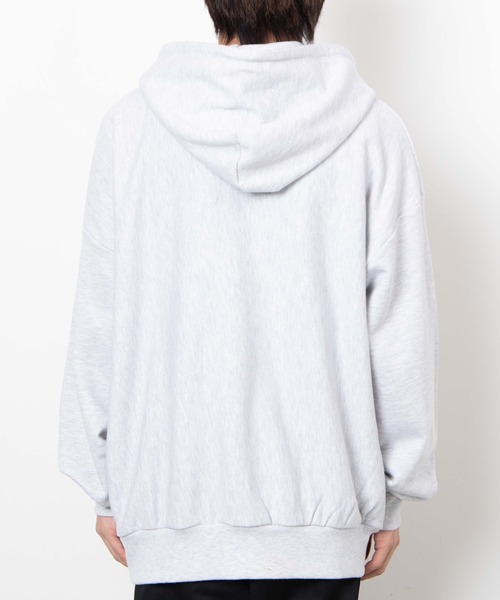 WEGO（ウィゴー）の「WEGO/ヘビーウエイト カレッジロゴBIGプルパーカ（パーカー・メンズ・ダークグリーン/ロイヤルブルー/グレー系その他/オートミール・X-LARGE/MEDIUM/LARGE）」の21枚目の写真