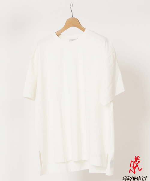Gramicci(グラミチ)の「【GRAMICCI / グラミチ】別注 DYED バギー Tシャツ(Tシャツ/カットソー・メンズ・カーキ/ホワイト/ネイビー/ブラック・LARGE/SMALL/MEDIUM)」の17枚目の写真