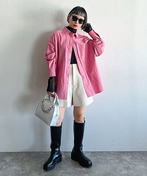 PAGEBOY（ページボーイ）の「CORE / ミニトラウザーパンツ（スラックス・レディース・オフホワイト/ブラック・SMALL/MEDIUM）」の5枚目の写真