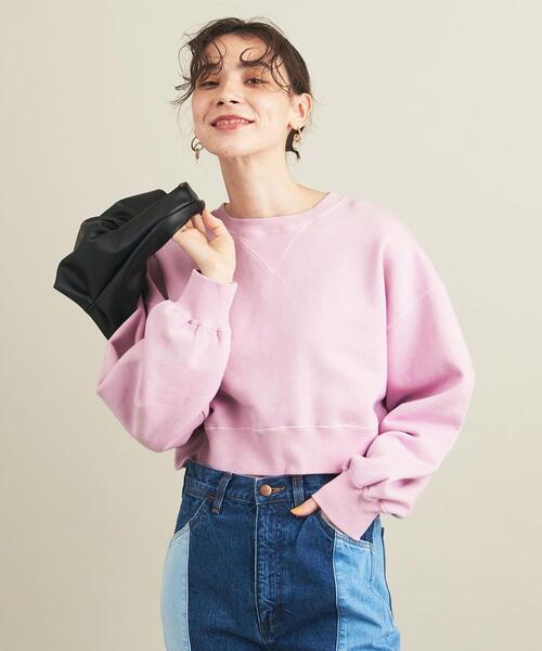 BEAUTY&YOUTH UNITED ARROWS（ビューティーアンドユースユナイテッドアローズ）の「BY ショートワイド裏毛スウェットプルオーバー ∴◆（スウェット・レディース・グレー/ピンク/コバルトブルー・FREE）」の18枚目の写真