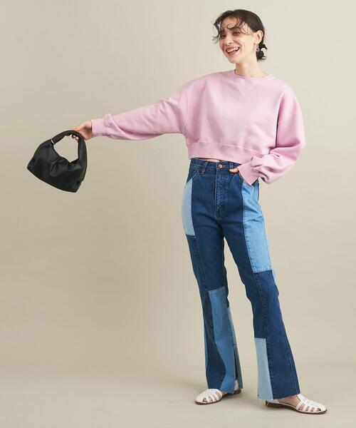 BEAUTY&YOUTH UNITED ARROWS（ビューティーアンドユースユナイテッドアローズ）の「BY ショートワイド裏毛スウェットプルオーバー ∴◆（スウェット・レディース・グレー/ピンク/コバルトブルー・FREE）」の21枚目の写真