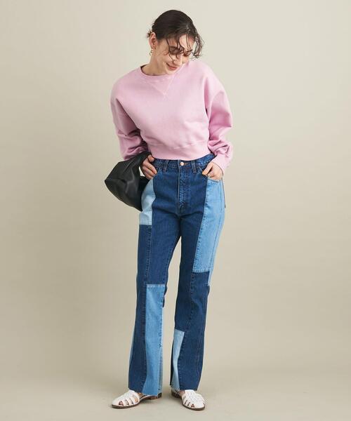 BEAUTY&YOUTH UNITED ARROWS（ビューティーアンドユースユナイテッドアローズ）の「BY ショートワイド裏毛スウェットプルオーバー ∴◆（スウェット・レディース・グレー/ピンク/コバルトブルー・FREE）」の22枚目の写真