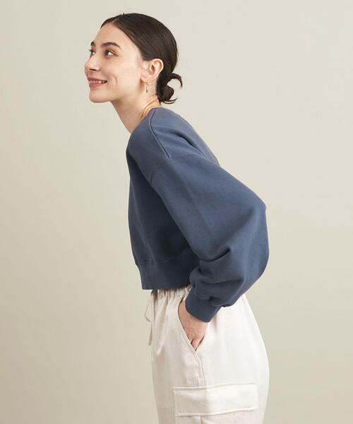 BEAUTY&YOUTH UNITED ARROWS（ビューティーアンドユースユナイテッドアローズ）の「BY ショートワイド裏毛スウェットプルオーバー ∴◆（スウェット・レディース・コバルトブルー/ピンク/グレー・FREE）」の20枚目の写真