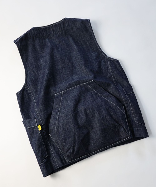 NUMBER (N)INE(ナンバーナイン)の「DENIM VEST(ベスト・メンズ・インディゴブルー・3/4)」の19枚目の写真