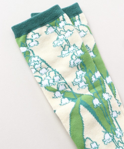 カヤ（カヤ）の「【カヤ】足袋型くつ下23～25cm 鈴蘭（ソックス/靴下・レディース・グリーン系その他・FREE）」の3枚目の写真