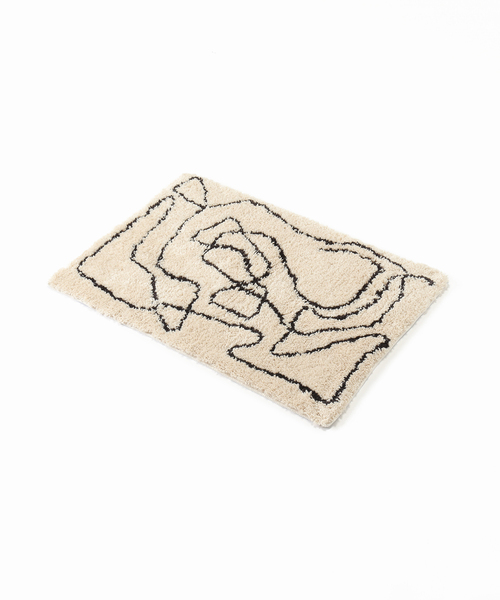 journal standard Furniture （ジャーナルスタンダードファニチャー）の「FERNERO MAT 50x70　フェルネロマット（ラグ/マット・レディース・アイボリー/チャコールグレー・FREE）」の6枚目の写真