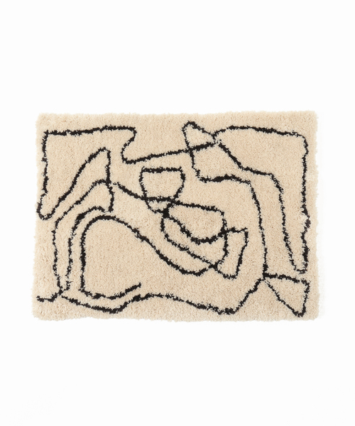 journal standard Furniture （ジャーナルスタンダードファニチャー）の「FERNERO MAT 50x70　フェルネロマット（ラグ/マット・レディース・アイボリー/チャコールグレー・FREE）」の7枚目の写真